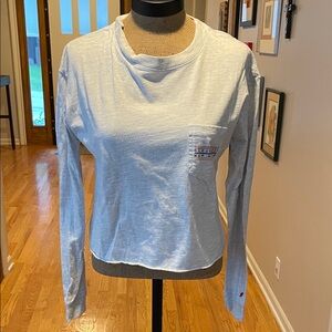 League Women's Heather Gray Long Sleeve Tee
